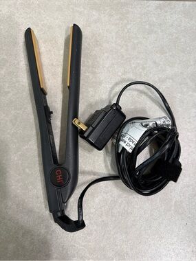 CHI Black and Gold Mini Flat Iron Hair Straightener - Travel Size
